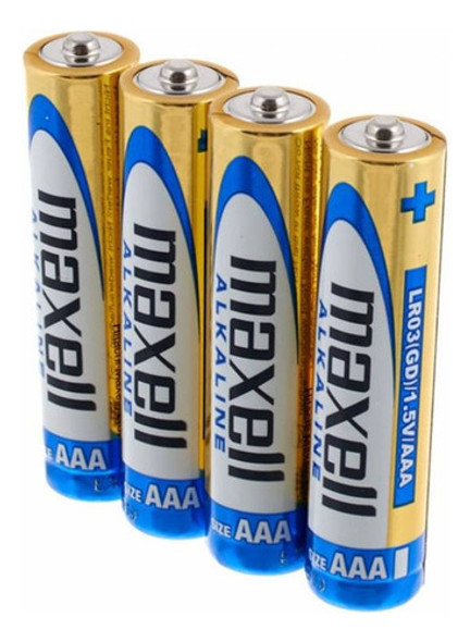 Blister De Pilas Alcalinas Maxell Aaa 4 Unidades 0
