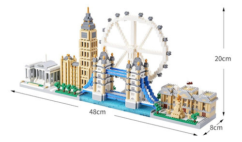 Lukhang New Architecture London Skyline Building Set Model K 1