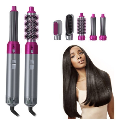 Escova De Secador De Cabelo Feminina 110v 5 Em 1 0