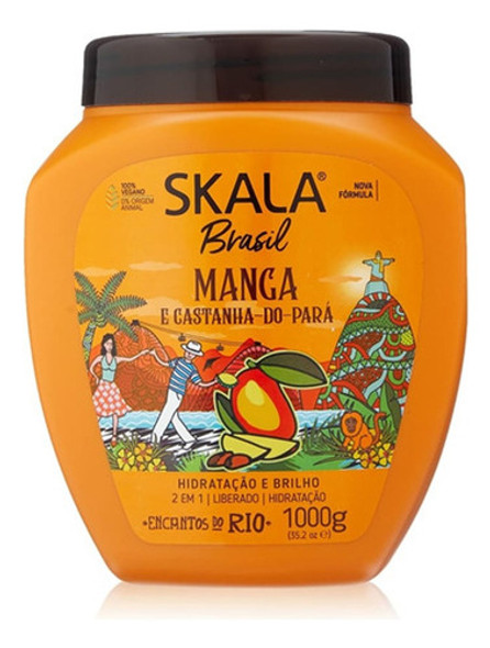 Baño De Crema Skala Manga Hidratacion Y Antifrizz X 1 Kilo 0