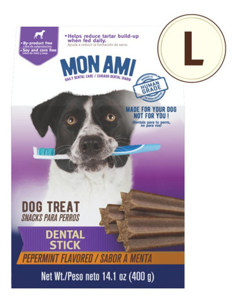 Snack Golosina Dental Sticks Mon Ami 400 Gr L 0