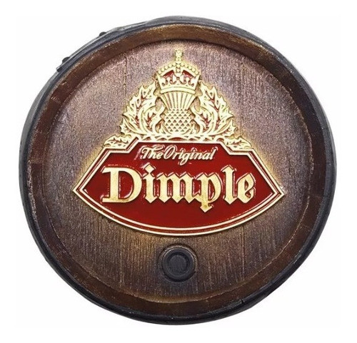 Placa Decorativa Tampa Barril Dimple 26 Cm Em Fibra 0
