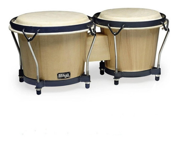 Bongoe De Madera 7 + 8  Color Natural Stagg Bw70n 0