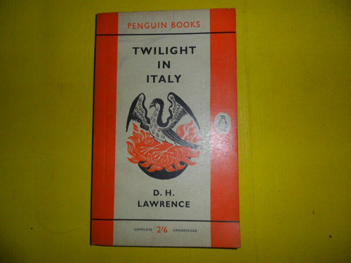 Penguin Books Twilight In Italy D.h. Lawrence 1960 0