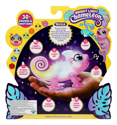 Toy Little Live Pets Lil' Chameleon S2, Pacote Único, Nova 1
