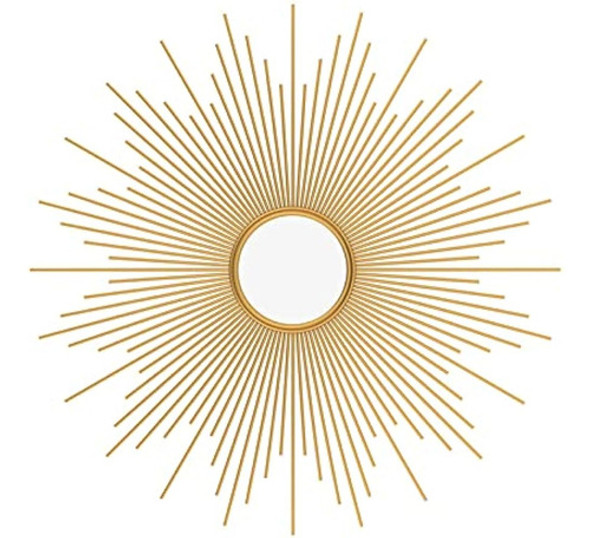 Espejos Dorados Para Pared, Espejos Sunburst, Decoración De 0