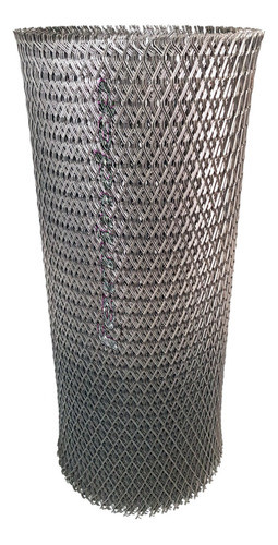 Malla Metálica Romboidal Desplegado 20x50mm Rollo 1 X 2,5mts 0
