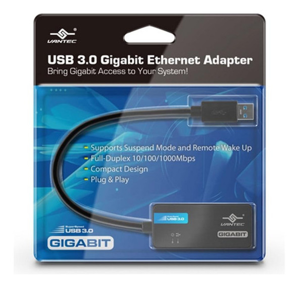 Adaptador Ethernet Gigabit Usb 3.0 De Vantec (cb-u300gna) 0