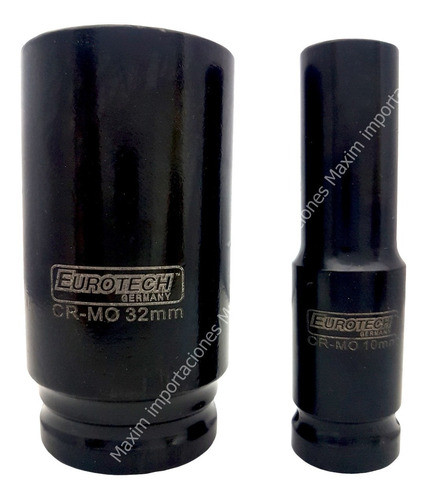 Tubos Impacto Largos X 13 - 10-32mm - Molibdeno - Eurotech 1