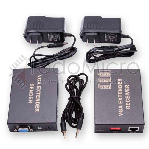 Alargue Hasta 100mts Vga/vga Por Utp Activo 1