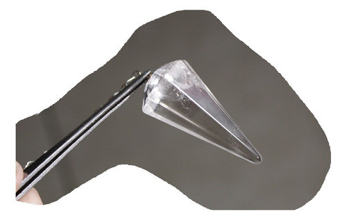 Cuarzo Cristal Natural Péndulo 8 Caras Facetadas - 5,0 Cms 0