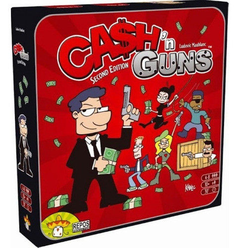 Cash And Guns Juego De Mesa Asmodee 0
