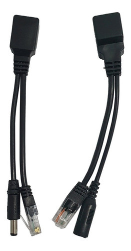 Cabo Adaptador Poe Injetor E Separador Rj45 Rabicho 12v 0
