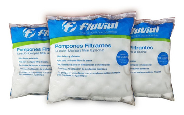 Pompones Filtrantes Fluvial Para Filtro Vulcano Vc30 0 Pompones Filtrantes Fluvial Para Filtro Vulcano Vc30 0