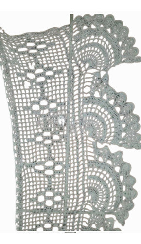 Antigua Puntilla Tejida Mano Crochet 5metros P/restaurar Lea 0