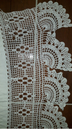 Antigua Puntilla Tejida Mano Crochet 5metros P/restaurar Lea 1