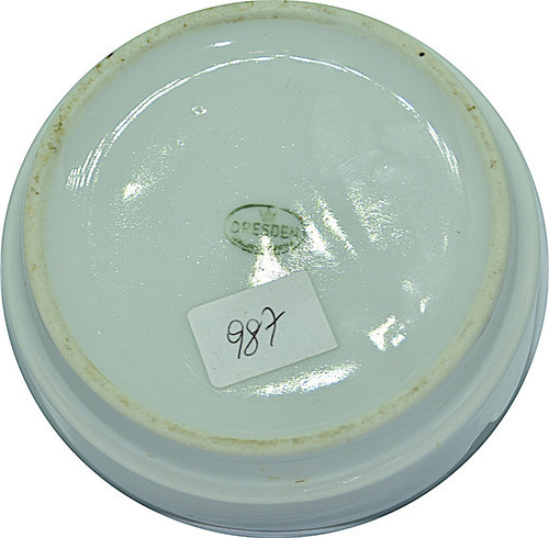 Cenicero Porcelana Dresden 11cm Diámetro X 4.5cm 1