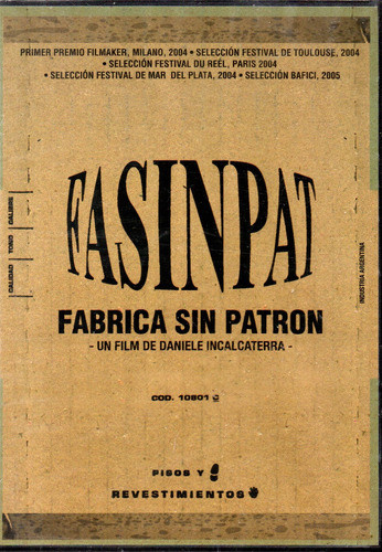 Fasinpat Fábrica Sin Patrón - Dvd Nuevo Orig Cerrado - Mcbmi 0