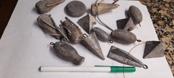 Lote De 2kg De Plomadas Plomo Para Pesca. Surtidas Banfield 0