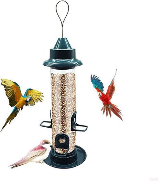 Comedero Para Pajaros Silvestres - 4 Puertos De Alimentacion 0