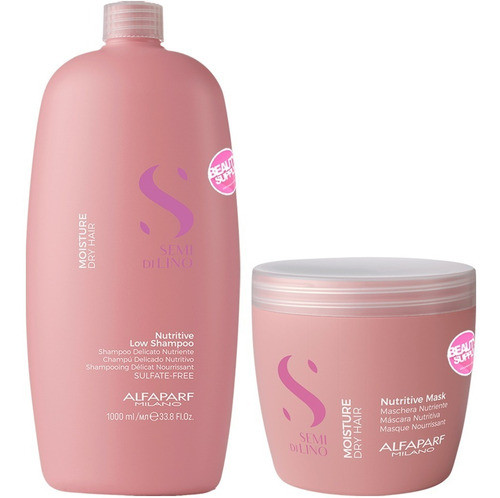 Pack Hidratante Alfaparf De Shampoo 1lt Y Mascara 500ml 0
