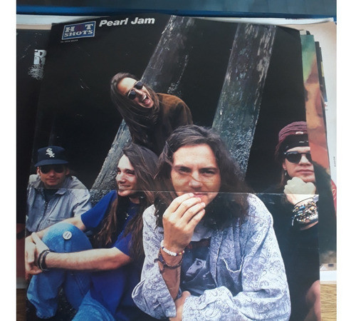 Poster Pearl Jam Y Steve Harris De Iron Maiden Hot Shots 0