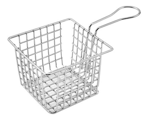 Freidora Acero Inoxidable Canasto Cuadrado Para Freir 10 Cm 0