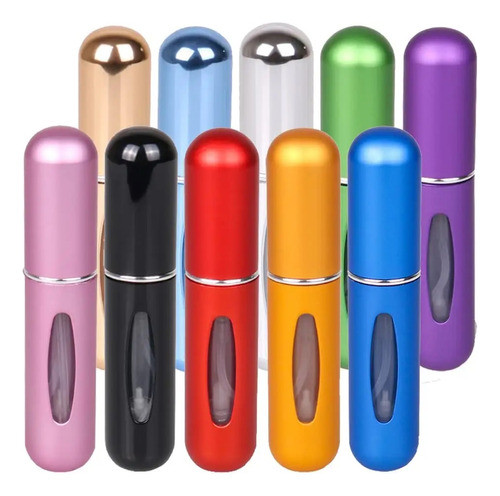 Mini Perfumero Portátil X3u Recargable 5ml Atomizador Caoba 0