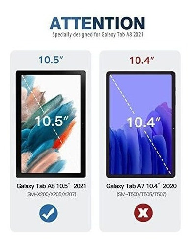 Funda Para Galaxy Tab A8 10.5 PuLG 2022 Traslucida Oro Rosa 1