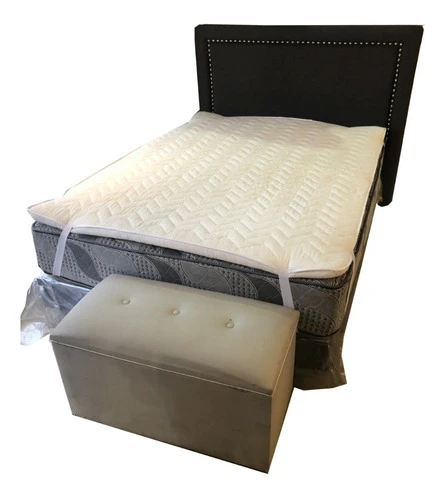 Pillow Desmontable King Size 200x200 Matelaseado Oferta 0