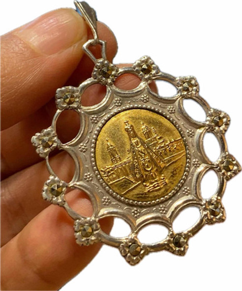 Luli Medalla Plata Oro Antigua Virgen Del Valle Marquesitas 0