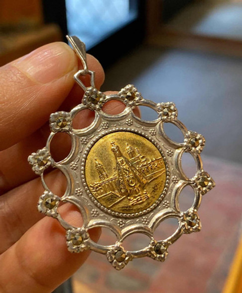 Luli Medalla Plata Oro Antigua Virgen Del Valle Marquesitas 1