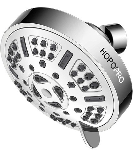 Cabezal De Ducha De Alta Presion Plateado 9 Configuraciones 0
