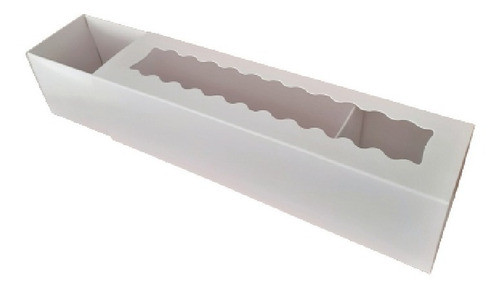 Caja Macarrons Fosforera Alfajorcitos 21x5,5x5,5 C/visor X25 1