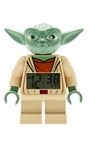 Lego Star Wars Yoda Niños Minifigures Luz De Alarma De Reloj 0