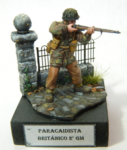Figura  Soldado De Coleccion Paracaidista Britanico 2gm 1/35 0