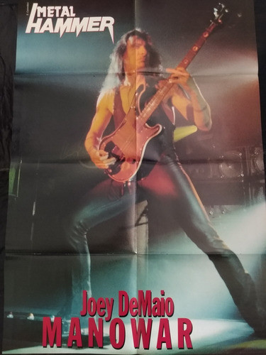 (s061) Poster Fear Factory * Manowar * 80 X 56 1