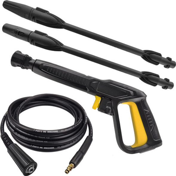 Pistola Lanças Vário Turbo 5mt Mangueira Lavadora Karcher K4 0