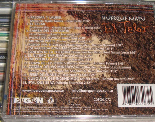 Huerque Mapu El Telar Cd Nuevo Sellado / Kktus 1