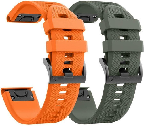 Malla De Silicona Garmin Fenix 5x/6x/6x Pro/7x/3/3hr Pack 2 0