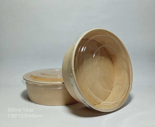 Bowl, Ensaladera, Pote Polipapel Bambú 500 Ml (x10) 0