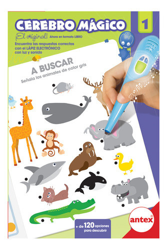Juego Cerebro Magico 1  Libro Electronico Antex 2663 0