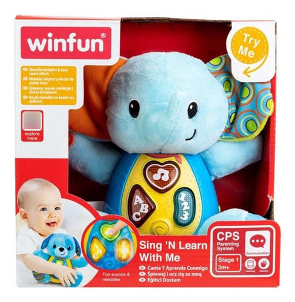 Elefante Didactico Con Luz Y Sonido Winfun Tts Tuttishop 1