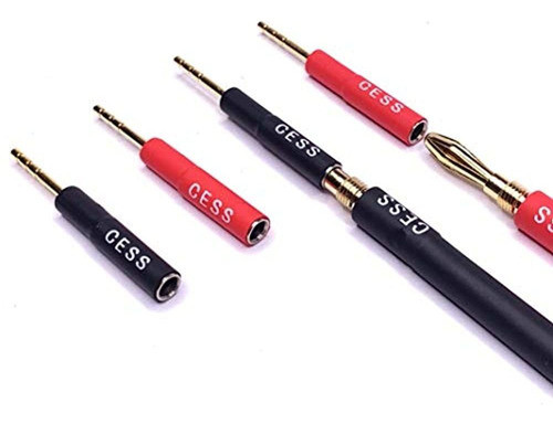 Cess-053 Adaptador De Conector Banana A Clavija, 4 Mm Hembra 0