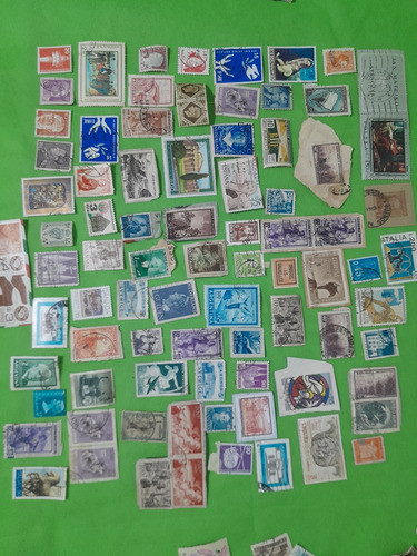 Lote De 84 Sellos Del Mundo 0