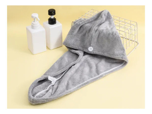 Turbante Microfibra Toalla De Baño Absorbente P Pelo Cabello 1