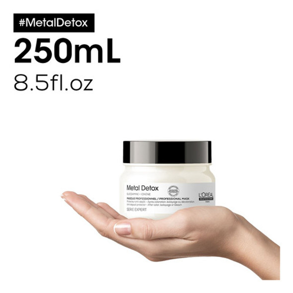 Máscara Protectora Metal Detox Loreal Pro 250 Ml 1 Máscara Protectora Metal Detox Loreal Pro 250 Ml 1