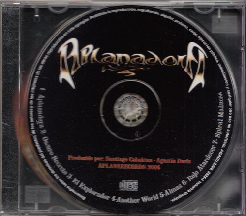 Cd Rock Nacional Heavy Metal Aplanadora 2006 Aplanarecords 1