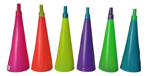 Cornetón Para Cancha Fluo X 4 Unidades 0
