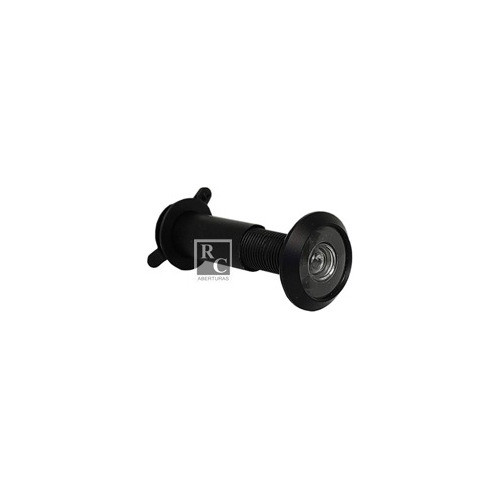 Mirilla Visor Óptico Negro Para Puerta De Madera O Chapa 1